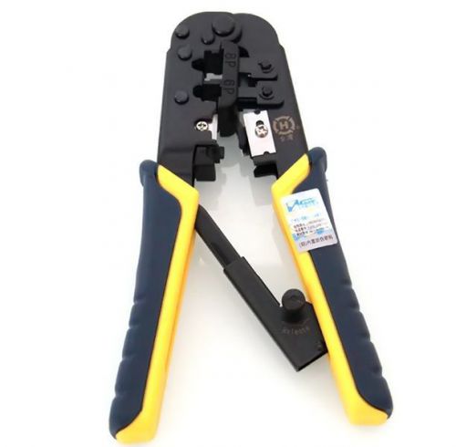 Cables crimper tools rj45 ethernet &amp; rj11 ratchet modular phone for 8c 6c 4c new for sale