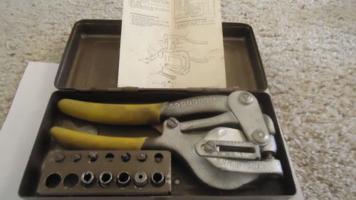 Vintage  roper whitney punch no. 5 jr. with box and manual  free shipping!!!! for sale