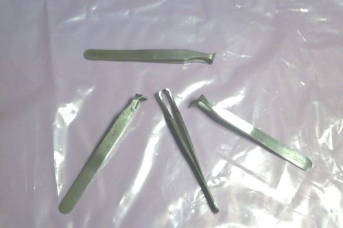 LOT OF 4 TWEEZERS