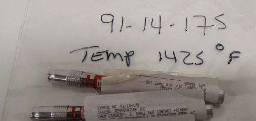 Lot of (2) K-Line 91-14-175: Temperature Indicating Crayon: 1425°F Tempilstiks