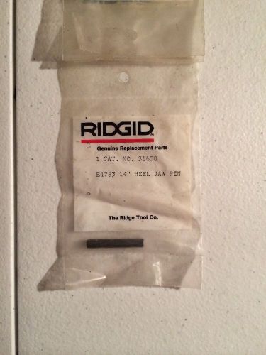 NEW RIDGID E4783 14&#034; PIPE WRENCH HEEL JAW PIN CATALOG # 31650 **FREE**SHIPPING**