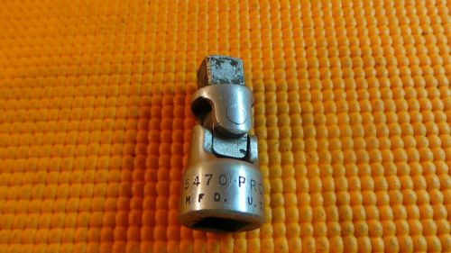 PROTO TOOLS 1/2&#034; DRIVE 5470 UNIVERSAL SWIVEL SOCKET/RATCHET ADAPTER MFD. USA