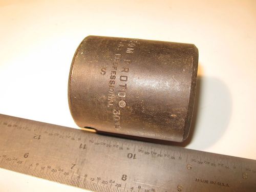 Proto 1/2&#034; Drive, 30mm, Standard Depth Impact Socket NOS 7430M