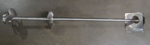 6&#039; DUAL BLADE AGITATOR, 1.5&#034; SHAFT, 10&#034; BLADES