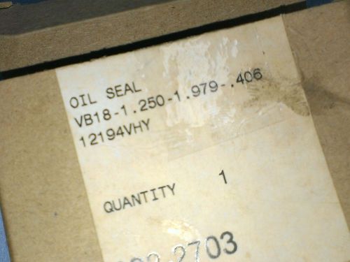 TF,OIL SEAL, VB18- 1.250-1.979-.406, 12194VHY, 322-2703