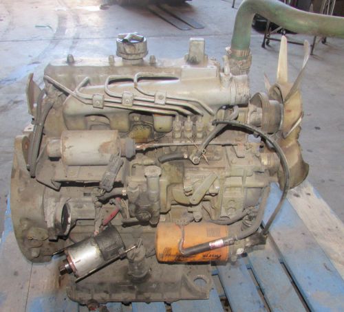 Isuzu 4 Cylinder Diesel Engine.