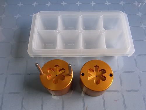 Japan Ice Ball Mold Iceball Sphere Maker 30mm 1.18inch Flower snow flake Freship