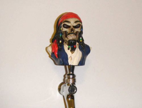 SALE! New cool Pirate bust beer tap handle keg spigot captain Black beard Skull