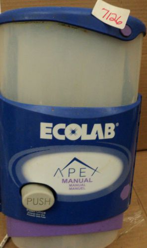 ECOLAB APEX DETERGENT DISPENSER     APEX HYDRAP&amp;P  35235