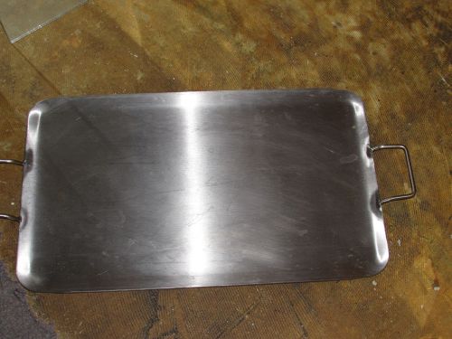 26.5 x 16 inch Stainless Steel Portable Add on Flat Top Griddle 2 Burner