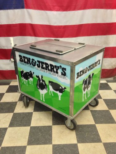 NELSON COLD PLATE ICE CREAM FREEZER CART BDC 8 CONCESSION SLUSH LEMONADE