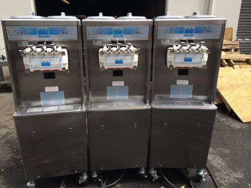 3x 2010 Taylor 794 Soft Serve Frozen Yogurt Ice Cream Machine Three Phase Water