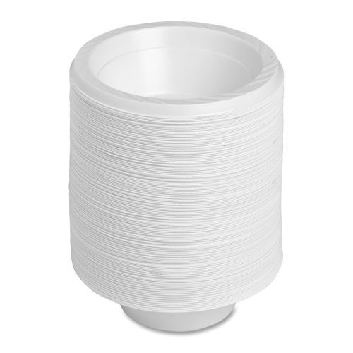 GJO10424 Plastic Bowls, 12oz, 125/PK, White