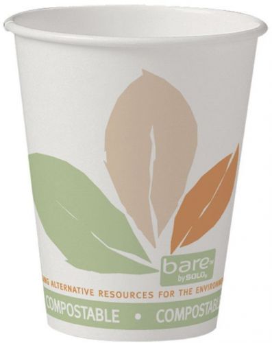 Bare Design Paper With Pla Lining Eco Forward Compostable Hot Cup 8 Oz