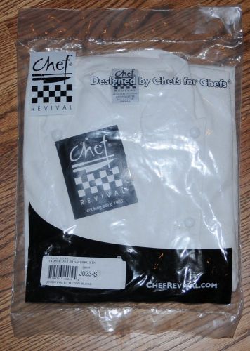 Chef revival classic jacket size small j023 poly-cotton classic new in package for sale
