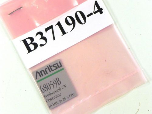 Anritsu b37190-4 68059b model label for sale