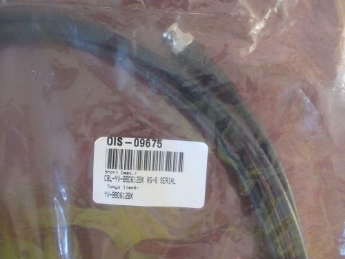 Olympus 12 ft OIS 09675 cbl YV BBD612BK RG-6 Video Cable. Endoscopy Endoscope