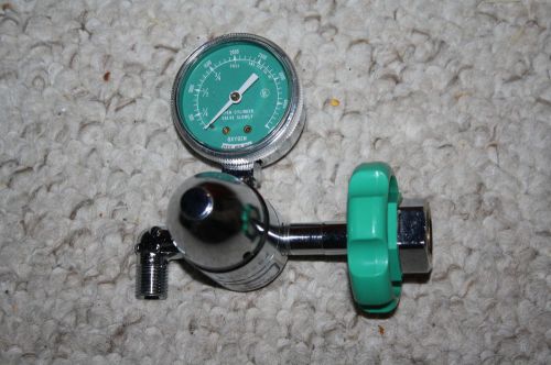 Oxygen Therapy FR82056 Pressure Gas Regulator Valve Gauge 4000 Max