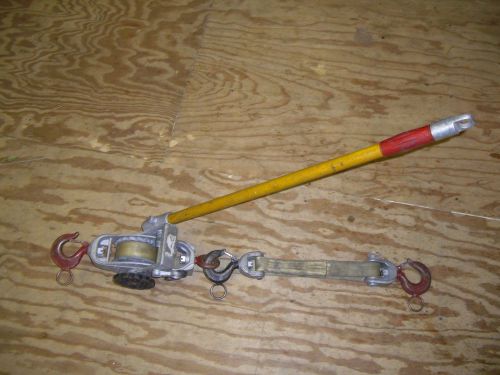 Little Mule Hook  Ratchet Winch Hoist Comealong