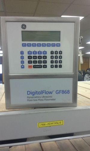 GE DIGITALFLOW PANAMETRICS ULTRASONIC FLARE GAS MASS FLOWMETER GF868