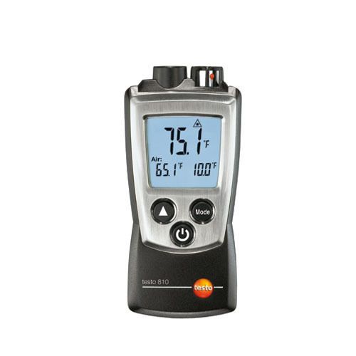 Testo 810 (0560 0810) 2-Channel IR / NTC Air Thermometer , Infrared 6:1 optics