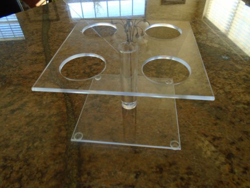 ICE CREAM CONE ACRYLIC HOLDER CAKE STAND DUAL PURPOSE DISPLAY