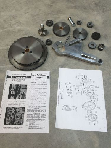 Clausing Lathe 5900 Series Metric Threading Kit