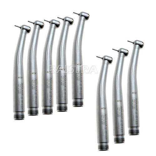 8PCS Dental NSK style PAX High Speed Handpiece standard Head Push button 2 Hole