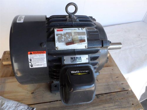 Dayton 7.5HP Premium Efficiency Motor 4FN72B, 1765RPM, 230/460V, TE, Duty Cont.