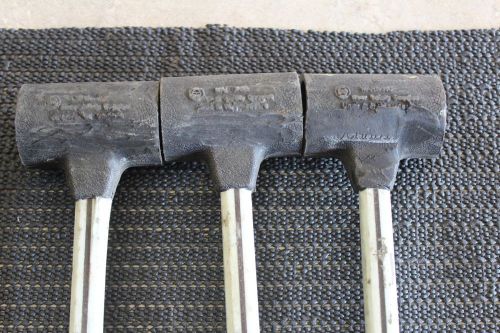 LOT OF 3 MUPLR MULTI HEAD HAMMERS #271