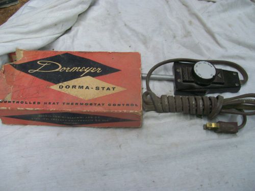 DORMEYER THERMOSTAT CONTROL