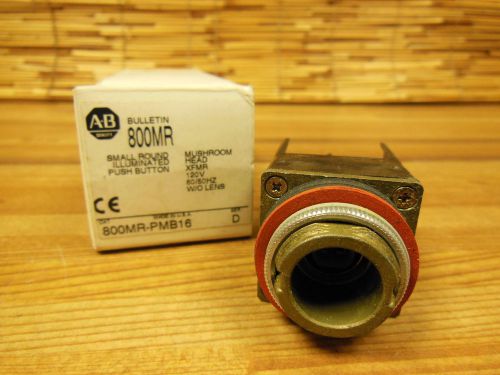 Allen Bradley 800MR-PMB16 small round Illuminated push button