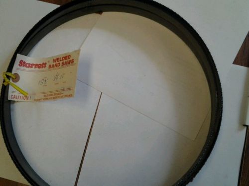 STARRETT WELDED BANDSAW BLADE 158&#034; 3/4