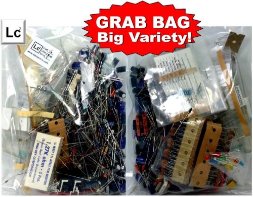 Huge Mixed Lot Electronic Parts Components NOS Grab Bag - Big Variety!