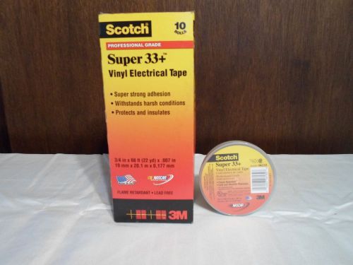 Brand New 3m Scotch 33+ Black Electrical Tape