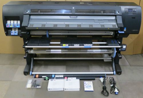 Hp designjet l26500 260 61&#034; latex wide format colour printer cq869a + postershop for sale