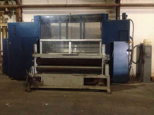 ROLL COATER 2003 UNION TOOL HOT MELT GLUE ROLLER COATER SPREADER 110&#034; ROLLS