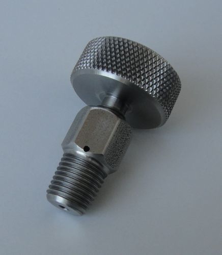 Stainless steel high pressure bleed valve paintball scuba scba air rifle 1/4&#034;npt for sale