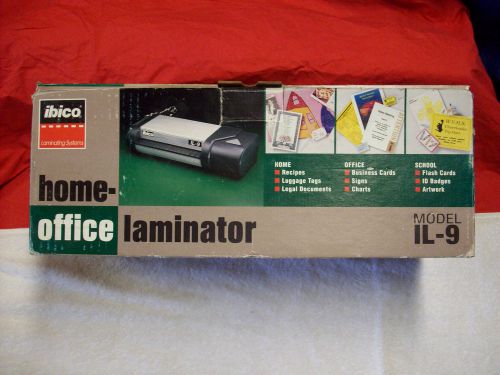 NEW OEM IBICO IL-9 HOME OFFICE COMMERCIAL PRO LAMINATOR SEALER LARGE MACHINE NIB