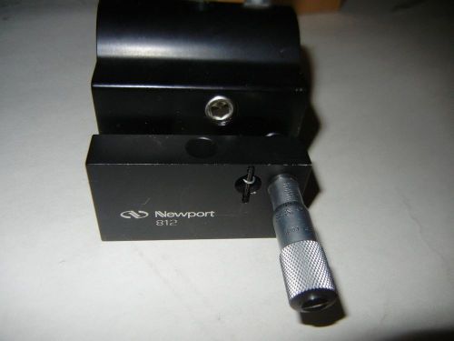 Newport 812 Tilt Cylindrical Optical Mount,1.25&#034;  W/ Newport Micrometers