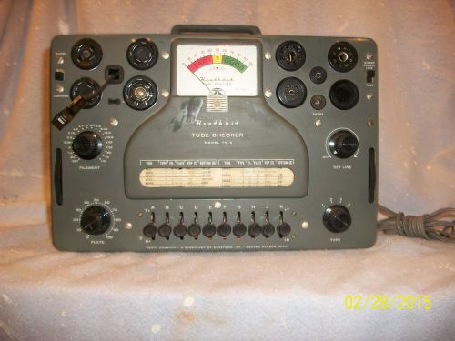 HEATHKIT TC-3 TUBE TESTER, WORKS