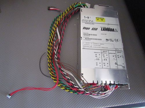 Lambda Vega 650 Power Supply 20V5A 12V10A 12V6A 5V8A 48V10A Primary Opt FV