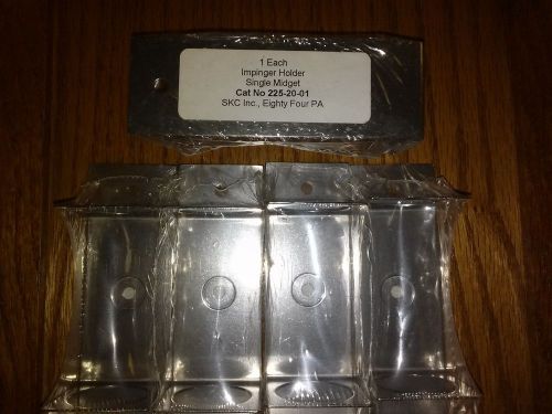 Lot of 5 SKC 225-20-01 stainless midget impinger holders