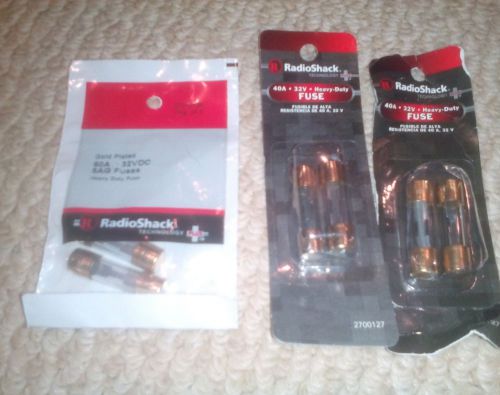 RadioShack Heavy Duty Fuse Lot. New