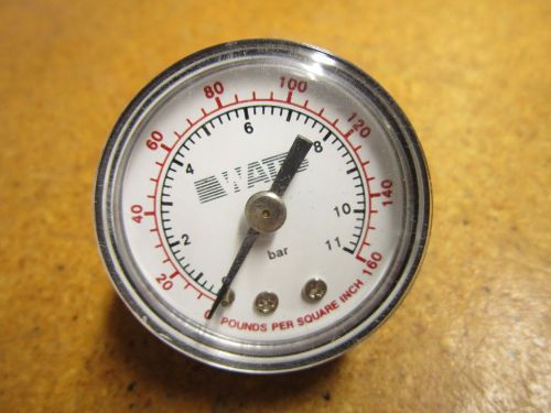 FIMET Gauge 0-1,0 Bar 0-12 PSI 1/8&#034;NPT Connector 2&#034; Face