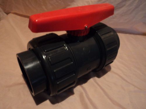 Asahi AV Duo-Bloc 3&#039;&#039; PVC Manual Inline Ball Valve