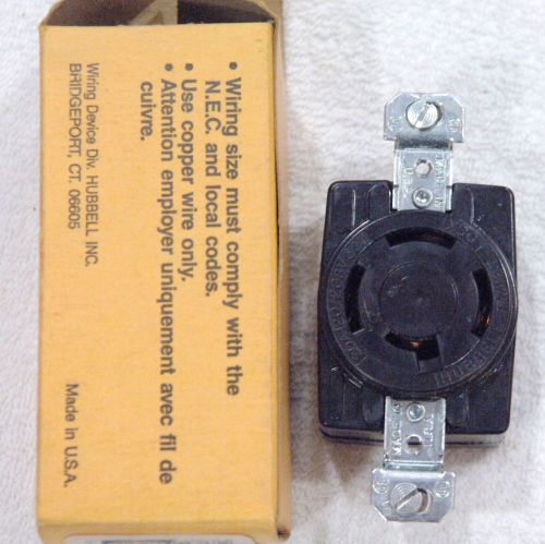 HUBBELL 7410B 20 AMP 125/208V TWIST-LOCK Receptacle NIB