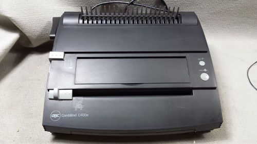 GBC CombBind C400e Plastic Comb Binding Machine w/ Large Box of  Bindings