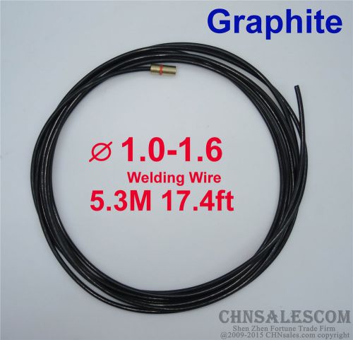 Panasonic mig welding graphite liner 1.0-1.6 welding wire 5.3m 17.4ft for sale