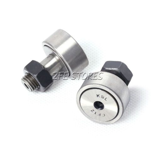 New 2Pcs KR12 KRV 12 CF 4 Cam Follower Needle Roller Bearing